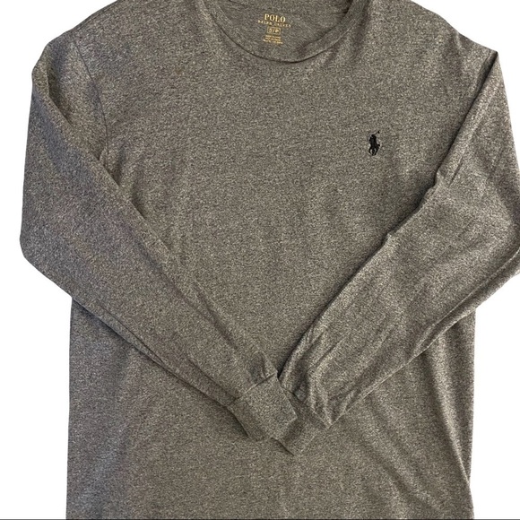 Polo Ralph Lauren Other - RALPH Lauren Gray Long Sleeve thick Crew neck shirt Size Small EUC